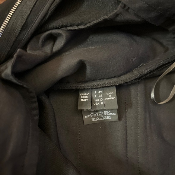 DEREK LAM Black Wide Leg Pants size 6 - Picture 5 of 11